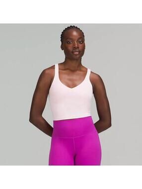 lululemon Align™ Tank Top  Light Support, A/B Cup Strawberry Milkshake Size 8